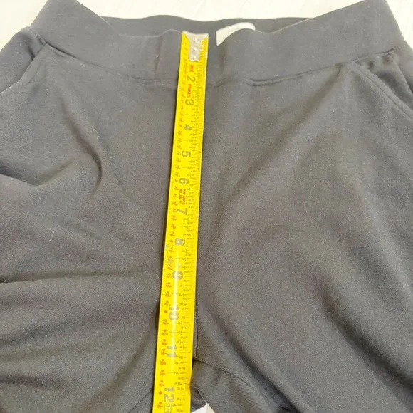 AYR Pants The High Hopes Wide Leg Size Medium Black Pima Cotton Modal Wide Leg - Picture 15 of 16